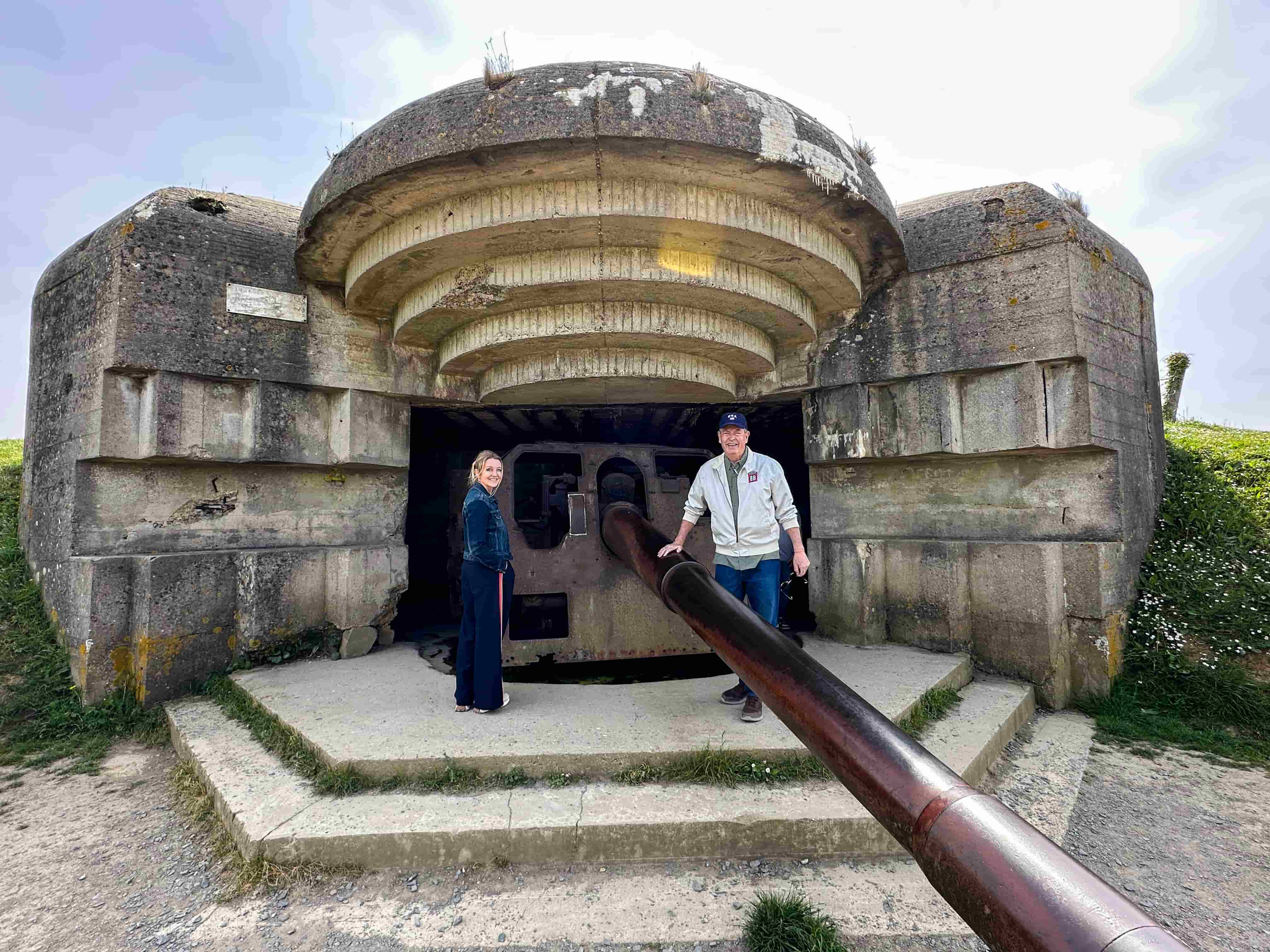 British Airborne site near Arromanches, Normandy